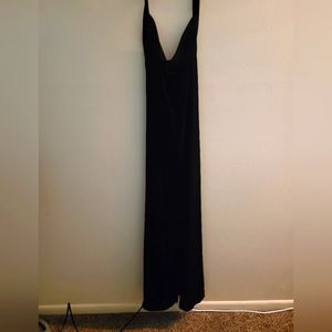 STUNNING Jones New York Dress Size p/s black velvet backless halter